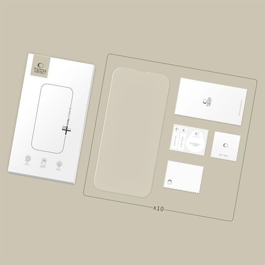Tech-Protect Gehärtetes Glas 10 Stück (iPhone 17e / 16e / 14 / 13 / 13 Pro)