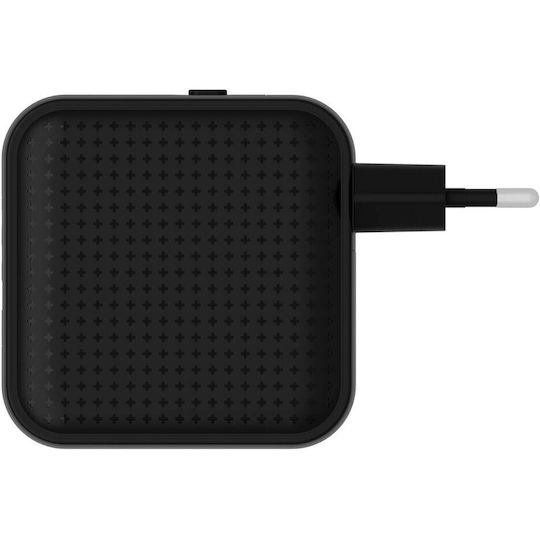 Hyper Hyperjuice 70w Usb-c Gan Travel Charger 3c+1a Black