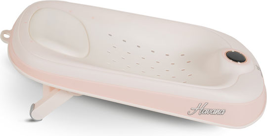 Cangaroo Bath Support with Thermometer Pink