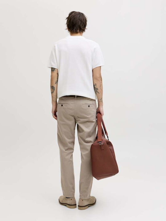 Jack & Jones Παντελόνι Chino Μπεζ