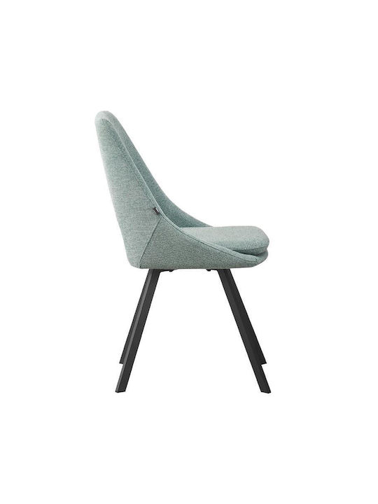 5174 Dining Room Metallic Chair Mint 56x48x85cm 2pcs