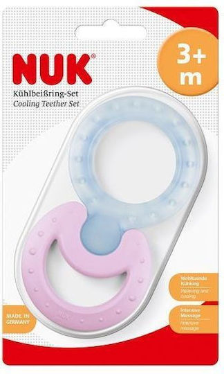 Nuk Classic Cool Teething Ring made of Plastic for 0 m+ 2pcs