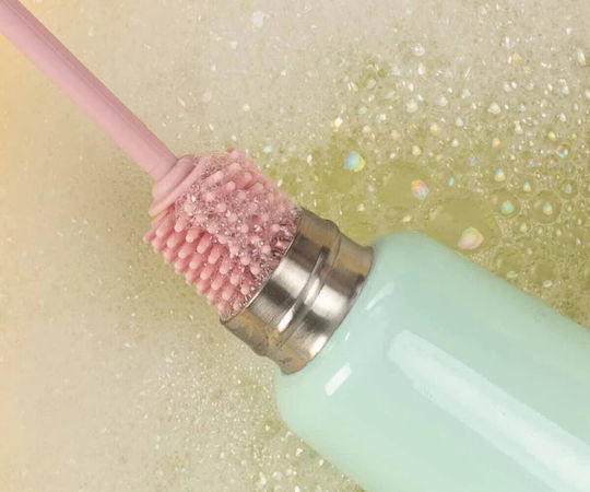 Cleaning Brush for Baby Bottles Pink 1pcs