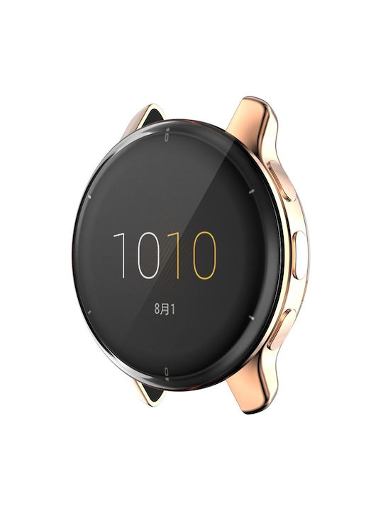 2 1 Калъф Силиконово Покритие За Екран Garmin Venu 2 Plus Розово Злато