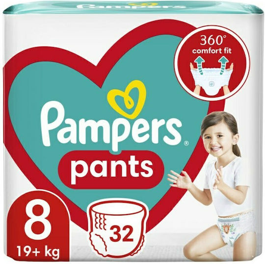 Pampers Windelhosen Pants Nr. 8 für 17+kg 32cm
