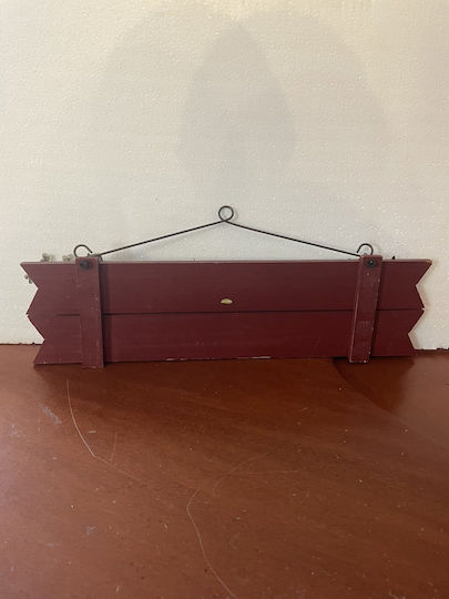 Weihnachtsfigur Holz Türschild