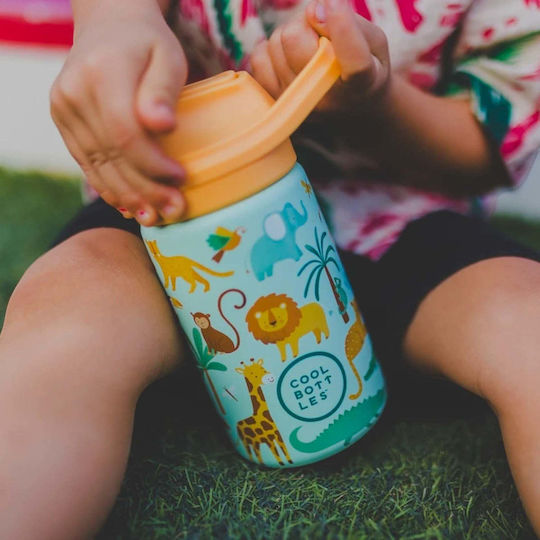 Cool Bottles Детска Бутилка За Вода Неръждаема Стомана Kiddies 350ml