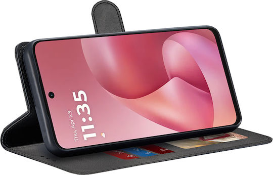 Techsuit Diary Buchen Sie Schwarz (Motorola Moto G57 Power, Motorola Moto G67 Power)