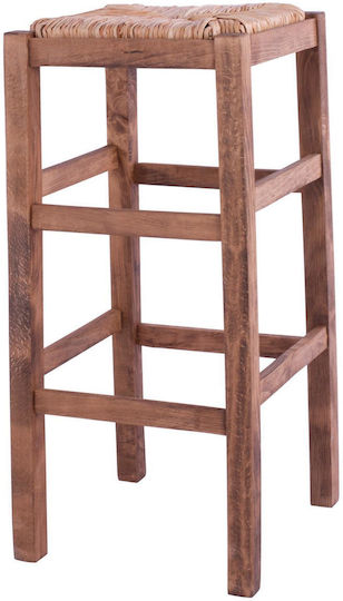 Hocker Bar Hölzernes Walnut 37x37x80cm