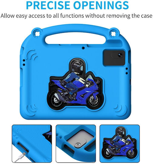 Back Cover Durable for Kids Blue (Samsung Galaxy Tab S11, S10 FE, S9 FE, S9, S8, S7, Xiaomi Pad 6, Redmi Pad 2, Redmi Pad SE, Lenovo Tab M11, Huawei MatePad SE 11) 040411