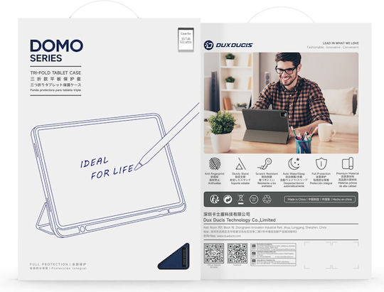 Dux Ducis Domo Series Flip Флип капак Син (Samsung Galaxy Tab S11 Ultra) 040379