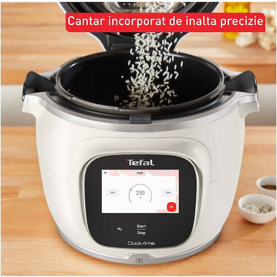 Tefal Cook4me Touch Pro Multi-Function Cooker 6lt 1600W White