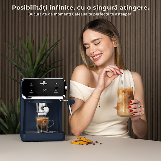 Berlinger Haus Automatic Espresso Machine 950W Pressure 20bar Blue BH-9853