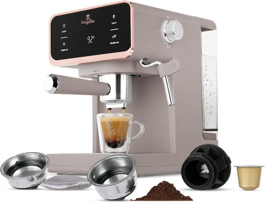 Berlinger Haus Μηχανή Espresso 950W Πίεσης 20bar Καφέ BH-9846