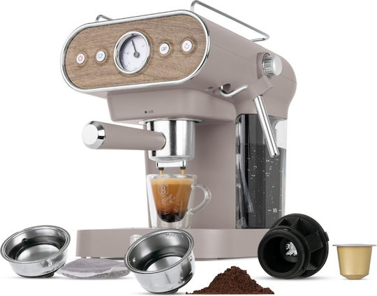 Berlinger Haus Espressomaschine 950W Druck 20bar Braun BH-9856