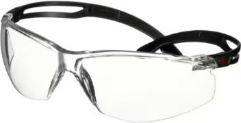 3M SecureFit 500 Safety Glasses for Protection with Transparent Lenses 1pcs