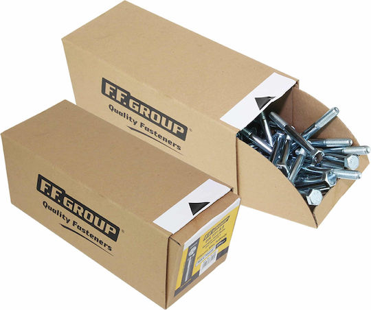 FFG Schraube Sechseck Verzinkt mit Länge 10mm 80Stück