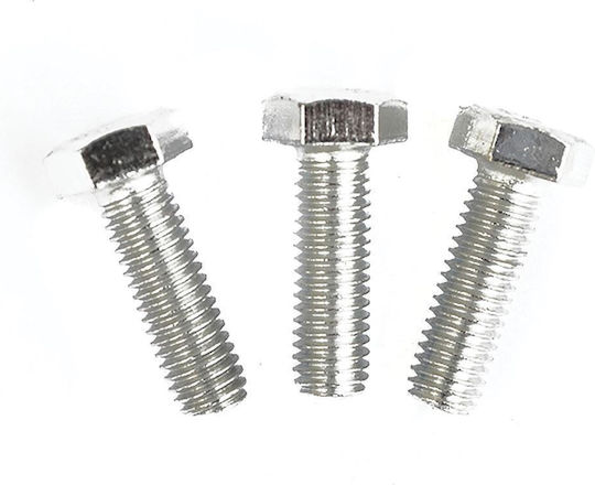 Metal Screw Hexagon DIN 933 with Diameter M8 and Length 20mm 450pcs Olopasi
