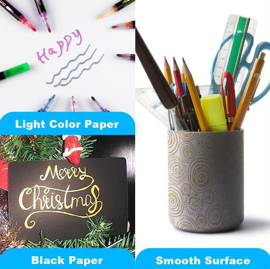 Glitter Drawing Markers Set 36pcs
