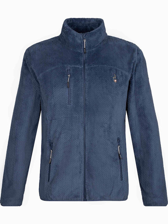 Ανδρική Ζακέτα Fleece Blue
