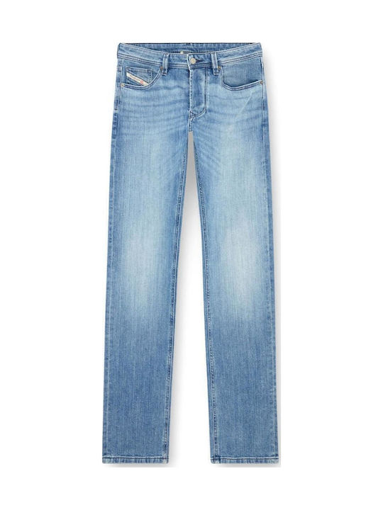 1985 Larkee Ανδρικό Παντελόνι Τζιν με Regular Straight Εφαρμογή Denim