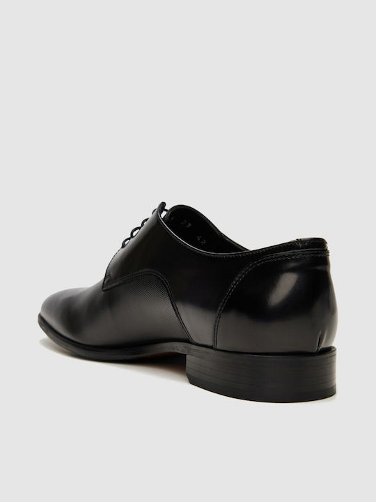 Leder Herrenschuhe Black Point