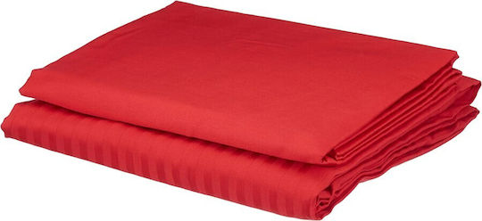Tac Set Huse Pentru Pilote 200x220cm Dublă Cu 4 Fețe De Pernă & 1 Cearșaf Red Stripe