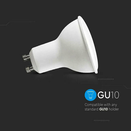 V-TAC LED Bulbs 4.5W for Socket GU10 Cool White 400lm 6pcs