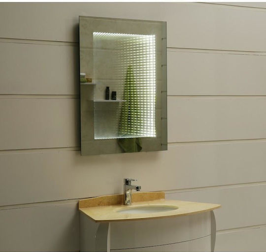 Inter Ceramic 1718 Badezimmerspiegel Led 70x50cm