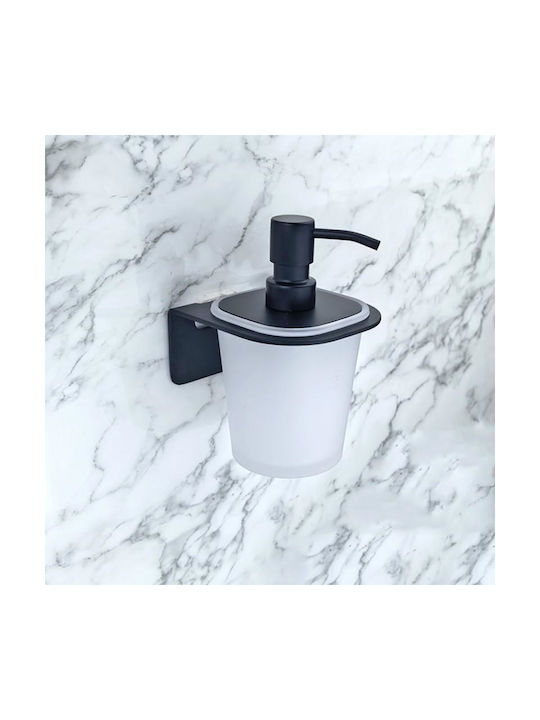 Inter Ceramic Επιτοίχιο Dispenser Κεραμικό Γκρι 300ml