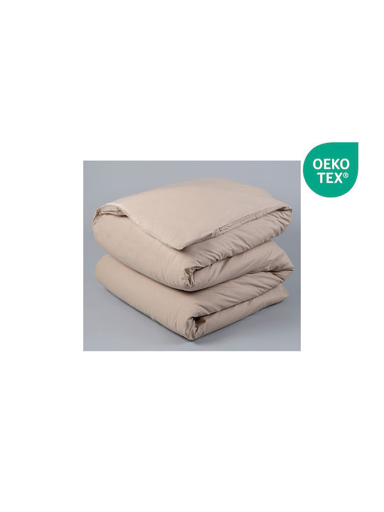 Easy Home Плик за Завивка Памучен Кинг Сайз 240x220 Сив