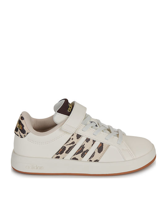 Grand Court Kinder Sneaker mit Bügel- und Schleifenverschluss Weiß