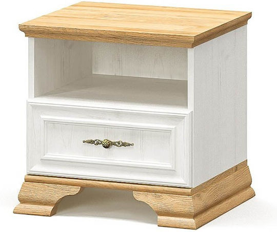 Bedroom Furniture Set Jaden With Slats 160x200cm 3pcs