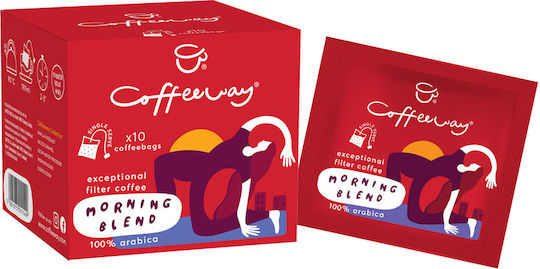 Coffeeway Филтърно Кафе Арабика Classic на Зърна 10x7.5гр