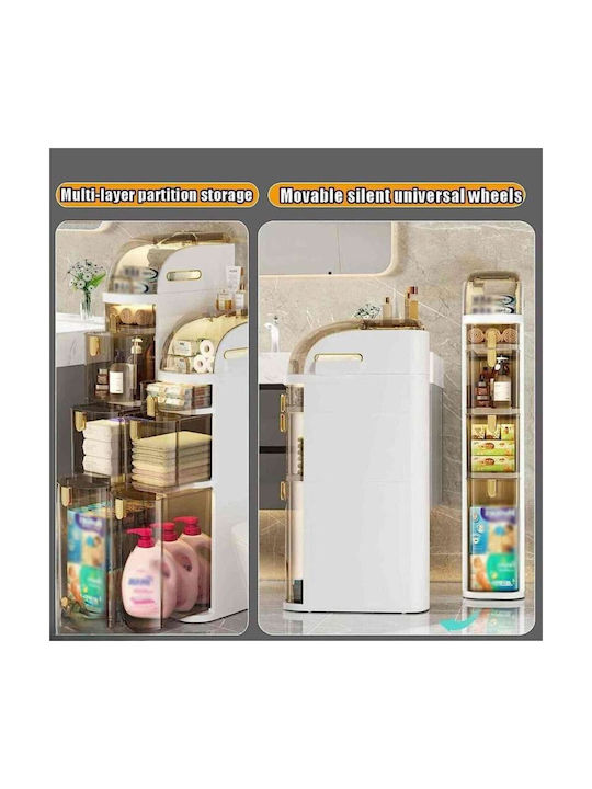 Floor Cabinet Shelf Space Organizer Beige StoreMaster 130