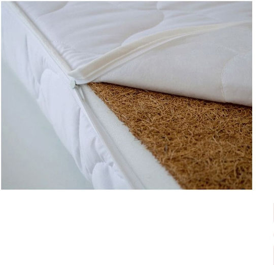 Smartic Saltea Pentru Patut cu Nucă de cocos & Latex 60cmx120cmx10cm