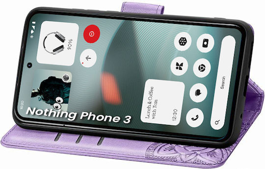 Book Synthetic Leather Purple (Nothing Phone (3))