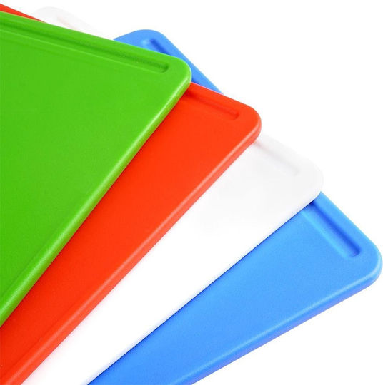 Excellent Houseware Σετ Επιφάνεια Κοπής Πλαστική Μπλε 20.5x15cm 4τμχ