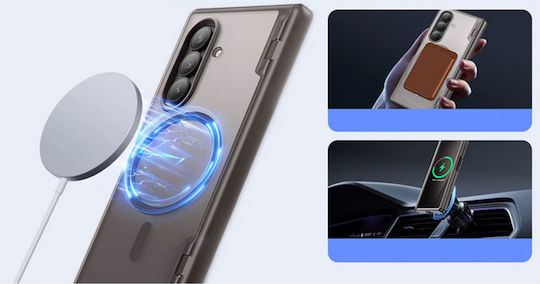 Silver Star 360 Full Cover Plastic / Silicone Silver (Galaxy Z Fold7)