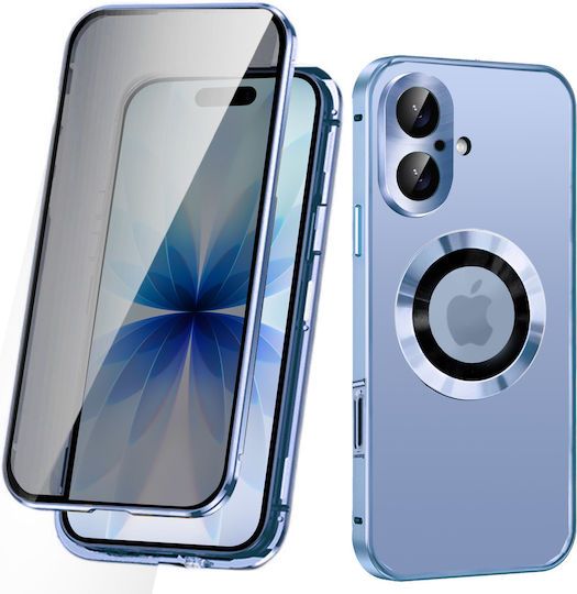 Erbord Umschlag Rückseite Metallisch Blau (iPhone 17)