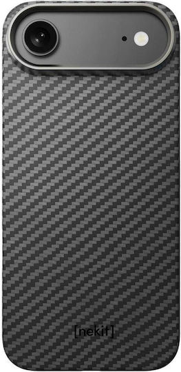 Nekit Задна корица Пластмаса / Aramid Fiber 1мм Черен (iPhone Air)
