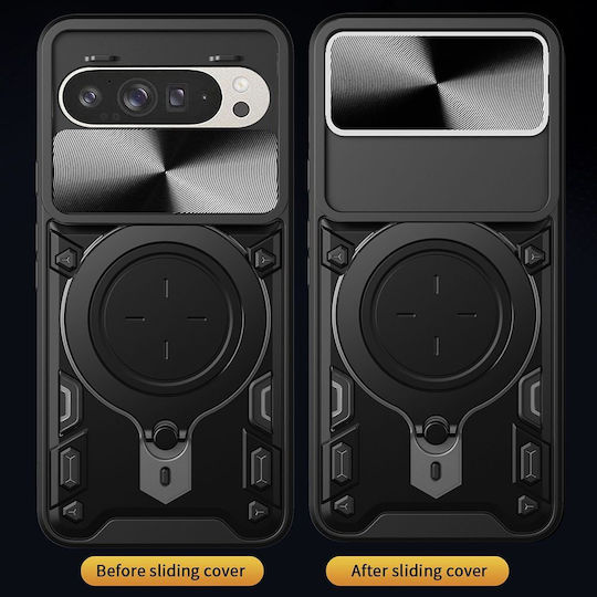 Techsuit Camguard Umschlag Rückseite Gold (Google Pixel 9 / 9 Pro)
