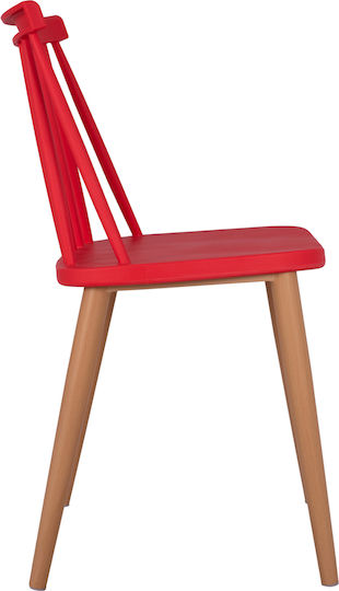 Vanessa Столички Трапезария Red 1бр 42.5x47x81.5бр