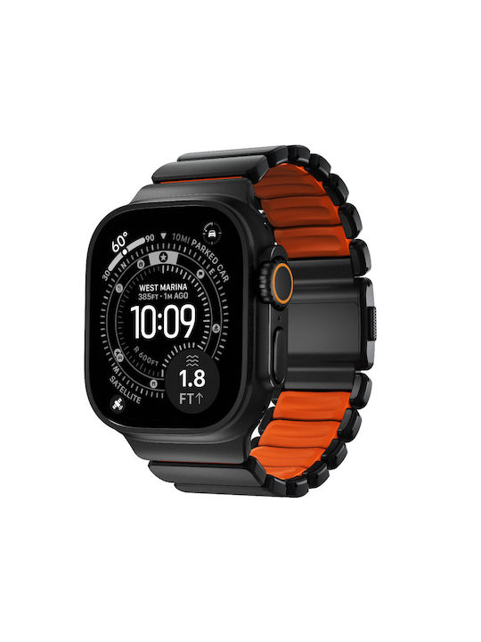 Nomad Λουράκι Ανοξείδωτο Ατσάλι Μαύρο (Apple Watch 44/45/46mm/Ultra 49mm)