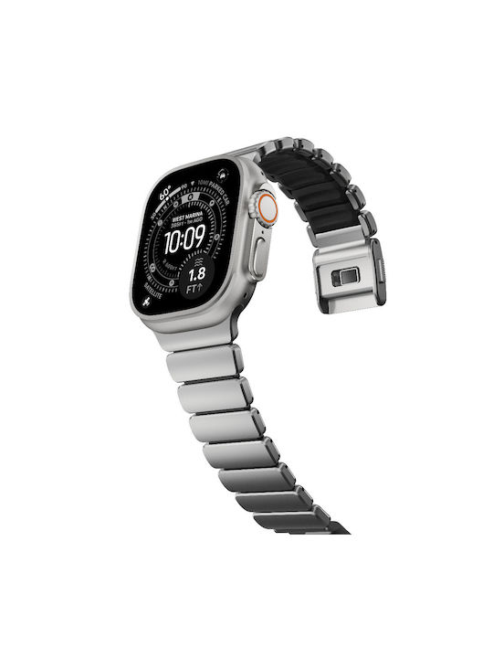 Nomad Λουράκι Ανοξείδωτο Ατσάλι Μπεζ (Apple Watch 44/45/46mm/Ultra 49mm)