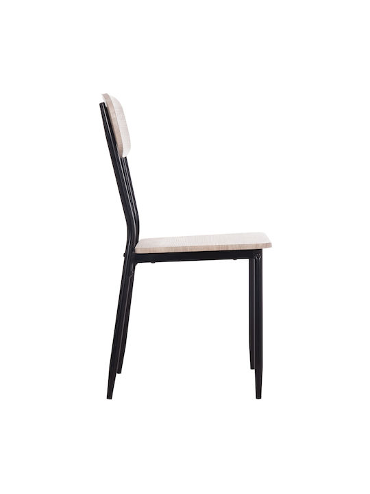 Paget Scaune Sala de mese Black 1buc 40x49x87.5buc
