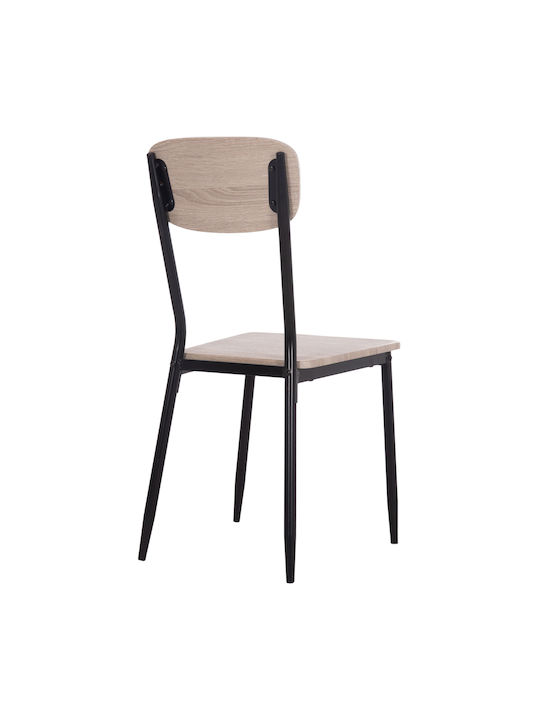 Paget Scaune Sala de mese Black 1buc 40x49x87.5buc