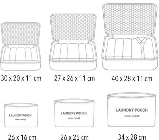 Quasar Gray Organizer Case 7 Pieces
