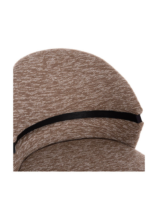 Hocker Bar mit Rückenlehne Hölzernes Dekker Black, Brown 48x54x96cm