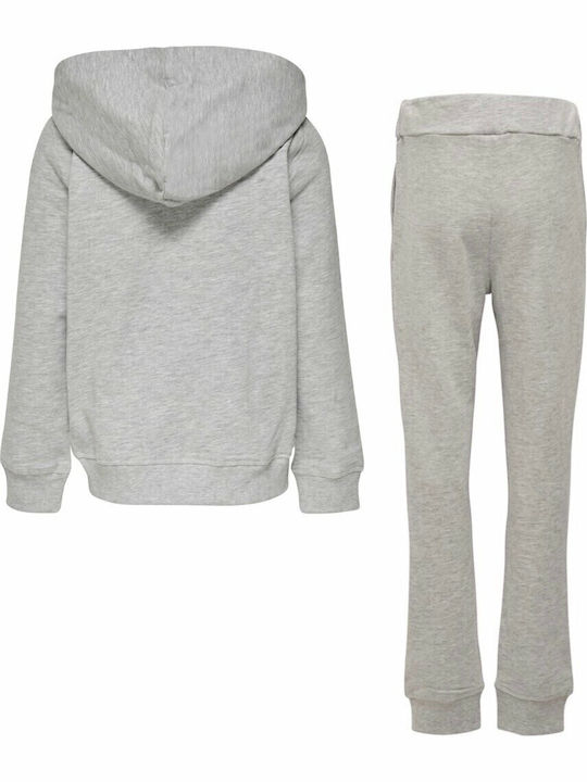 Kids Tracksuit Set With Jacket Grey 2 Pieces